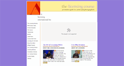 Desktop Screenshot of licensingcourse.com