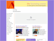 Tablet Screenshot of licensingcourse.com